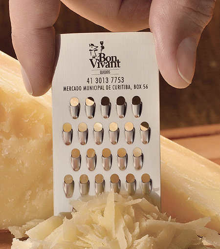 cheeze grater business card brazil