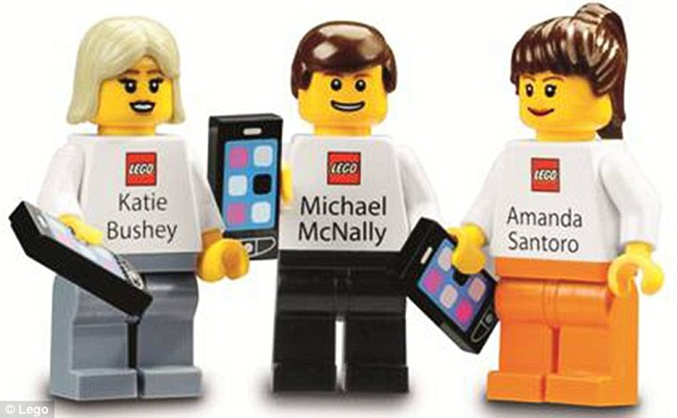 lego business card